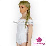 Plain Solid White Color Baby Girl Rompers Toddlers Wrapped Chest Romper Clothes Sleeveless Baby Rompers Cotton Material Patterns thumbnail-3