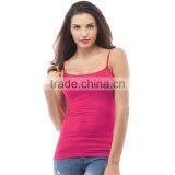 Top Fashion Wholesale Various Color New Model Plain Stringer Tank Top Women thumbnail-2