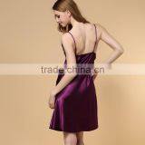 Sexy Satin Night Skirt Pajamas Sleepwear thumbnail-4