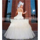 Delicate Off Shoulder Lace Wedding Dress Trail Ball Gown 2017 Wedding Dress thumbnail-4