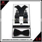 Portable New Design Cheap Men Gifts Suspender Bowtie thumbnail-3