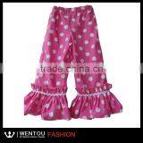 Hot Sale Chevron Girls Ruffle Pants thumbnail-1