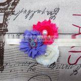 Boutique Handmade Sparkle Pearl Headband Rhinestoned, Baby Headbands Wholesale thumbnail-3