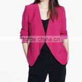 Custom Blazer Hot Sell Korean Fashion Long Short Coat WATERFALL STRUCTURED JACKET for Women thumbnail-1