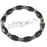 Plastic Bead Chain Magnetic Bracelets Hematite Plastic Bead Plastic Glazing Bead thumbnail-1