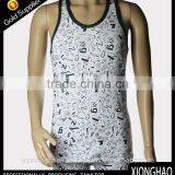 High Quality and Elegant Gym Stringer Singlet With Customer's Logo for Man thumbnail-2