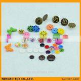 Black and White Spotty All Types of Cloth Buttons thumbnail-4