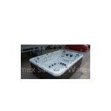 European Design Acrylic Whirlpool Massage Swim Hot Tub Thermostat With ABS Bottom Base thumbnail-1