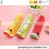 Creative Novel Zipper PU Fruit Melon Shaped Pencil Bag Case thumbnail-1