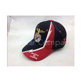 100% Cotton Embroidered Baseball Cap Hat with Antique Buckle for Club