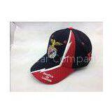 100% Cotton Embroidered Baseball Cap Hat With Antique Buckle for Club