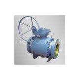 Electrical API 6FA Trunnion Ball Valve CRN CE Three Piece Low Torque For Gas Industry