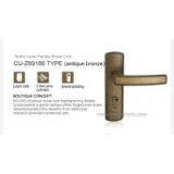 Boutique Copper Door Lock Retro Brass Door Lock Palace Luxury Gate Lock thumbnail-2