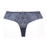 Jacquard Satin Floral T Back thongs for women , Ladies Thong Panties