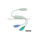 USB PS/2adapter,USB to PS/2 Transfer Cable thumbnail-1