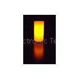 PP material 3 inch6 inch LED battery operated pillar candles with yellow light