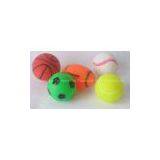 Pet Vinyl Squeaker Sporting Balls Set