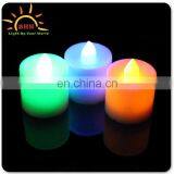 Real Light Candle for Deco/festival Lighted Color Candle/multicolor Glowing Candle