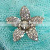 2013 Fashion Rhinestone Flower Button Invitation Card Button Garment Accessory