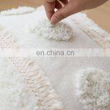 Wholesale Decorative Boho Style Sofa Use Throw Pillow Cushion Cover Boho Tufted Pillow Case With Lace thumbnail-6