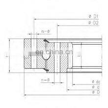 LYJW Packing Machine Use Small Size Light Type 060 VSU Slewing Gear Bearing thumbnail-5