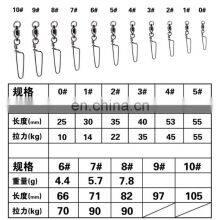 5pcs/bag Curved Pin Saltwater Swivel Fishing Gear Fishing Accessories Bearing Swing Swivel thumbnail-3