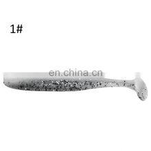 5.5cm 1.2g Large Quantity in Stock T-tail Two - Color Lure Small Fish Colorful Seabass Lifelike Silicone Fishing Soft Lure thumbnail-3