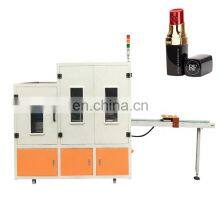 Automatic High Speed Lipstick Printing Head 2 Two Color Bottle Caps Lids Pad Printing Machine