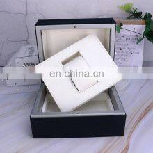 High-end PU Leather Watch Case Rectangular Jewelry Watch Box thumbnail-3
