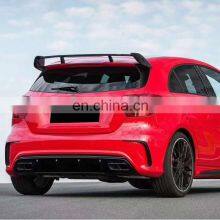 16-18 For Mercedes A Class W176 Modified A45 AMG Style Rear Lip Diffuser thumbnail-3