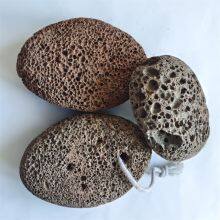 Wholesale Volcanic Stone Double-sided Grinding Foot Stone Grinding Foot Tool Rope Wrapped Oval Grinding Foot Stone thumbnail-5