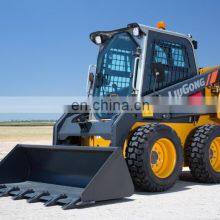 2022 Evangel 60HP Diesel Quad 4X4 Mini Skid Steer Loader Made In China 375B thumbnail-3