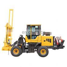 Wheeled Multifunction HWZG Hydraulic Guardrail Post Pile Driver for Sale thumbnail-4