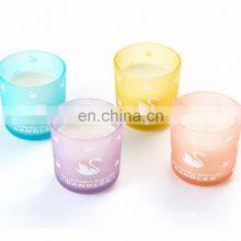 Wholesale Glass Candle Jar Cup Home Decoration Soy Wax Scented Candle Holder Stand Private Label Customized thumbnail-2