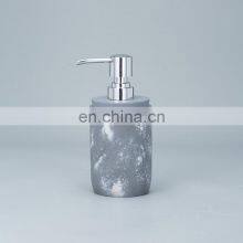 Grey Round Cement Home Decoration Accessories White Pattern Concrete Bathroom Sets thumbnail-5