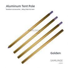 Lightweight Aluminium Poles For Tents ,Oxidation Color Surface of Aluminium Tent Pole Tent Accessories