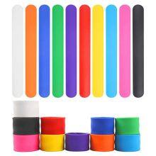 Customer Favorite User-friendly Custom LOGO Silicone Slap Wristband Children Toys Flexible Event Silicone Snap Bracelet thumbnail-2