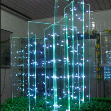 Transparentes gehärtetes Glas-Leiterplatte PCB mit Kupferverdrahtung