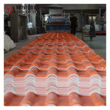 OEM ODM PVC Terracotta Roof Tile Sheet Plastic Resin Telha Pvc Colonial Lmina Tipo Espaola Asa Pvc Spanish Tiles