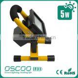 2014 Hot Now, Rechargeable Flood Light 5W so Convenient Led Floodlight Emergency Lamp From OSCAR LED thumbnail-2