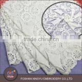 Sale High Quality Factory Water Soluble Micro Fiber Polyester Chemical Lace Fabric Decoration for Wedding Dress, Apparel thumbnail-1