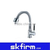 Pull Out Single Lever Brass Basin Faucet