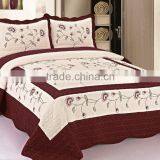 Hot Sale 3Pcs Embroidered Bedspread Set thumbnail-4