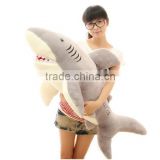 Cute plush toys stuffed sea animals 15inch Grey shark