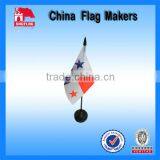 Panama Country Plastic Table Flags With Digital Printing