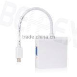 3 in 1 Mini Displayport DP to VGA DVI MDI Adpater Cable for Macbook thumbnail-3