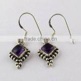 To Be Perfact Amethyst 925 Sterling Silver Earring thumbnail-1