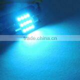 2X Aqua Blue 12SMD 1.25" 31mm LED Bulbs DE3175 DE3022 Car Interior Lights LC-1 thumbnail-3