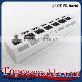 Supply 7 Ports Usb Hub With On/Off Convenient Sharing Power Switches thumbnail-2