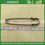Wholesale High Quality 80mm Antique Brass Safety Pin for Sweater thumbnail-4
